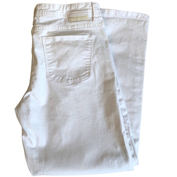 Calvin Klein White Jeans Size 8 - Picture 1 of 5